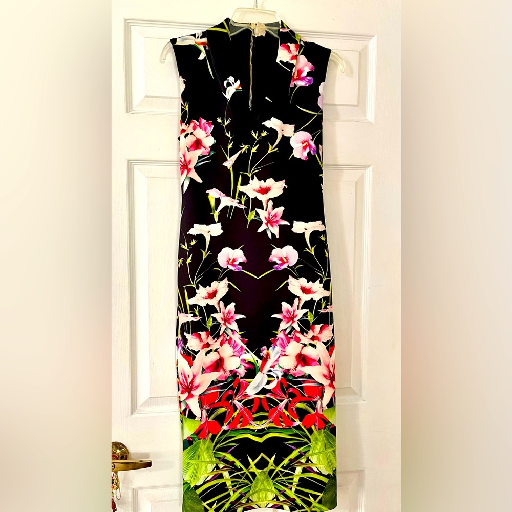 Ted Baker Shift Midi Dress